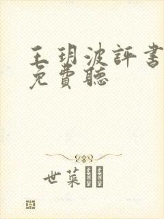 王玥波评书大全免费听封面