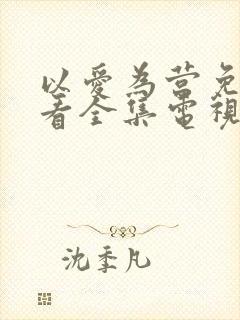 以爱为营免费观看全集电视剧完整版高清