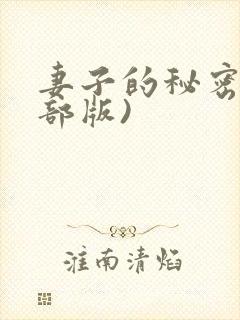 妻子的秘密(内部版)