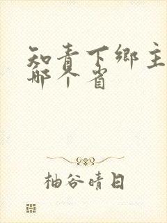 知青下乡主要是哪个省封面