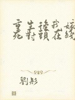 重生后我嫁给了死对头在线看