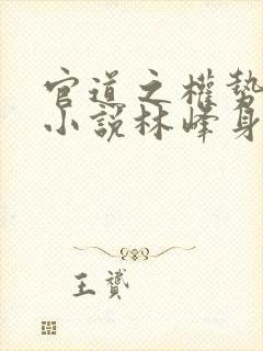 官道之权势滔天小说林峰身世