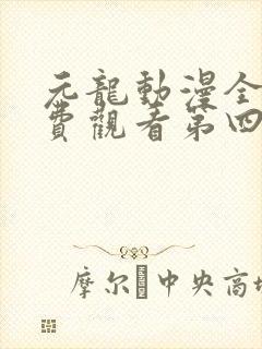 元龙动漫全集免费观看第四集