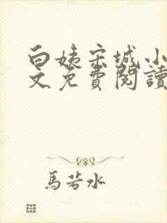 白姨宋城小说全文免费阅读最新章节