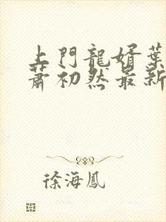 上门龙婿叶辰,萧初然最新版封面