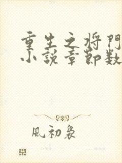 重生之将门毒后小说章节数