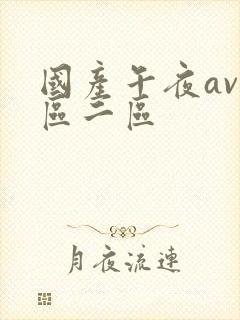 国产午夜av一区二区