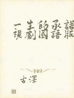 一生的承诺 电视剧国语版