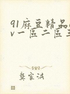 91麻豆精品av一区二区三区在线