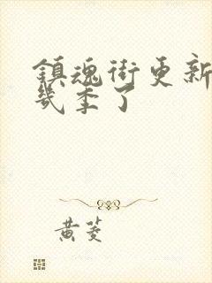 镇魂街更新到第几季了