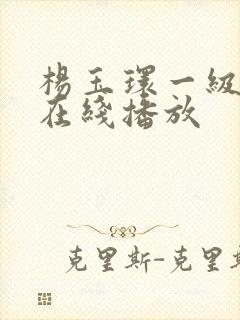 杨玉环一级淫片在线播放