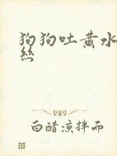 狗狗吐黄水有血丝