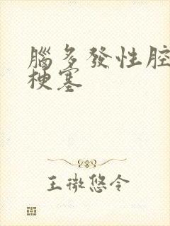 脑多发性腔隙性梗塞