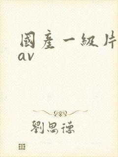 国产一级片久久av