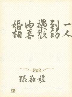 婚内遇到一个互相喜欢的人怎么办