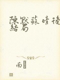 陈默苏晴后续大结局