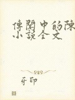 传闻中的陈芊芊小说全文