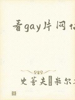 看gay片网站