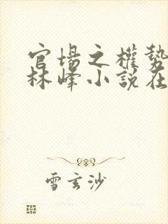 官场之权势滔天林峰小说在线阅读封面