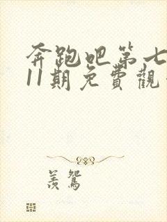 奔跑吧第七季第11期免费观看完整版