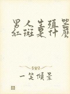 男人生殖器上长红斑是什么