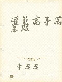 灌篮高手国语字幕版封面