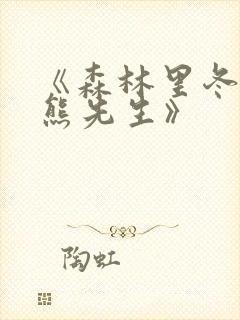 《森林里冬眠的熊先生》封面