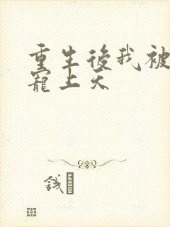 重生后我被太子宠上天