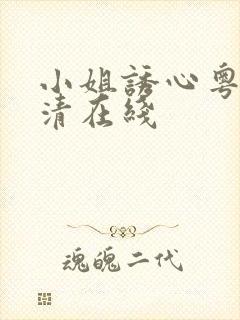 小姐诱心粤语高清在线