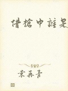 借枪中谁是内鬼