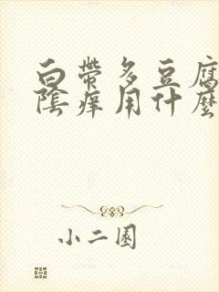 白带多豆腐渣外阴痒用什么药