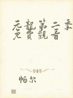 元龙第二季在线免费观看