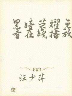 黑暗荣耀免费观看在线播放