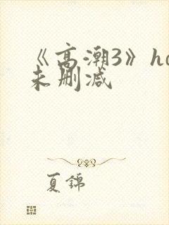 《高潮3》hd未删减