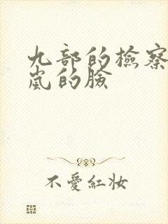 九部的检察官秦岚的脸