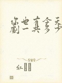 你也有今天电视剧一共多少集