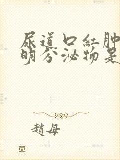 尿道口红肿有透明分泌物是什么病