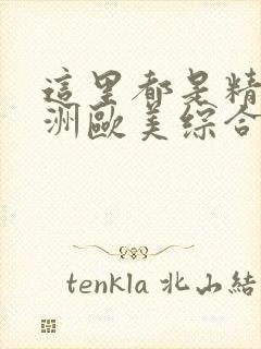 这里都是精品亚洲欧美综合在线