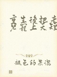 重生后把老婆女儿宠上天短剧