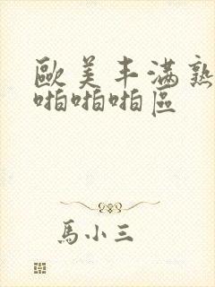 欧美丰满熟妇性啪啪啪区