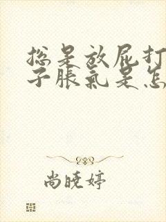 总是放屁打嗝肚子胀气是怎么回事封面