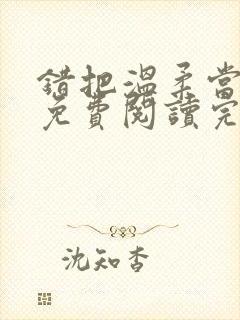 错把温柔当情深免费阅读完整版小说封面