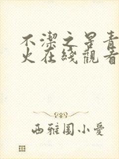 不洁之星青与赤火在线观看封面