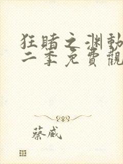 狂赌之渊动漫第二季免费观看封面