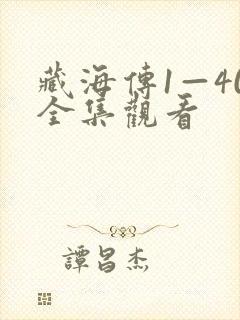 藏海传1—40全集观看