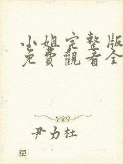 小姐完整版电影免费观看全集高清