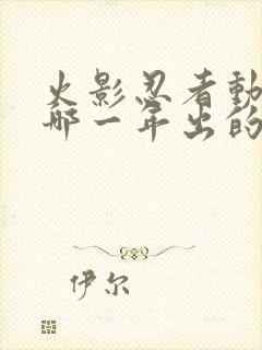 火影忍者动画是哪一年出的