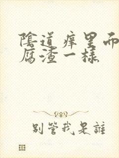 阴道痒里面像豆腐渣一样