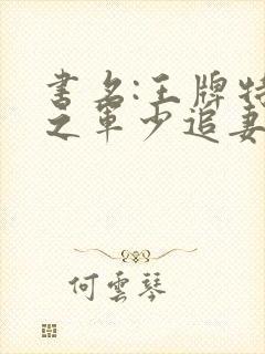 书名:王牌特战之军少追妻