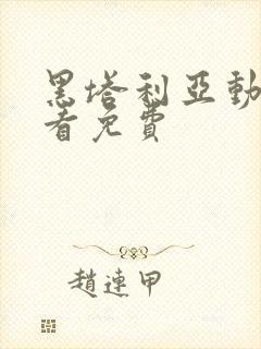 黑塔利亚动漫观看免费封面